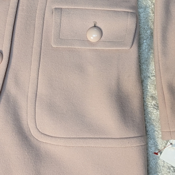 NWT Nine West Tempting Pink Cashmere Blend Jacket Coat, 12 - Picture 13 of 15